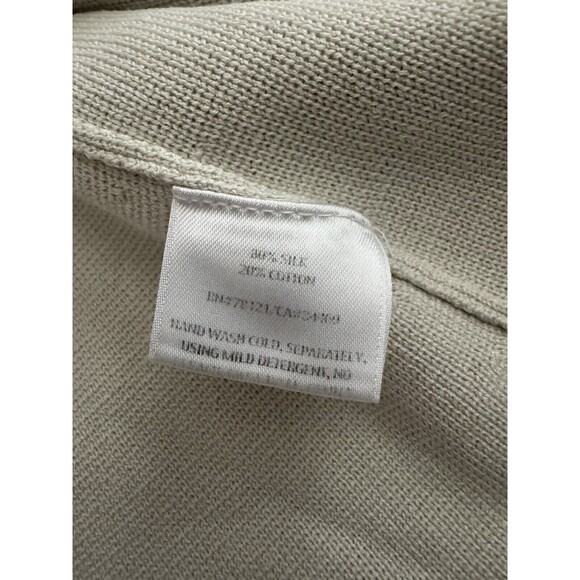 Eileen Fisher Silk Blend Open Longline Cardigan Sweater Size Medium *Read* - Picture 7 of 12